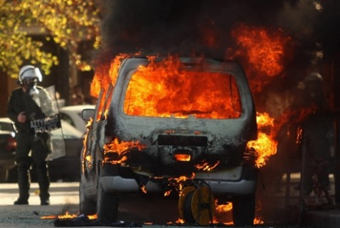 GREECE-PROTEST-CLASHES