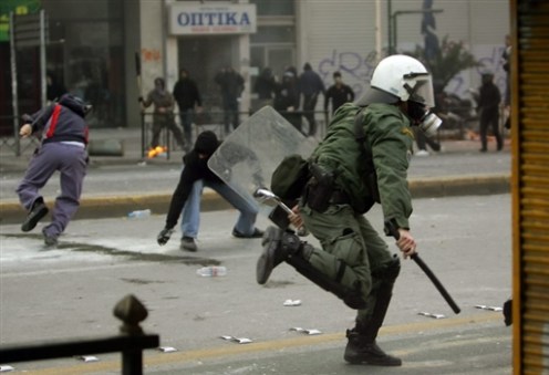 GREECE-PROTEST-CLASHES