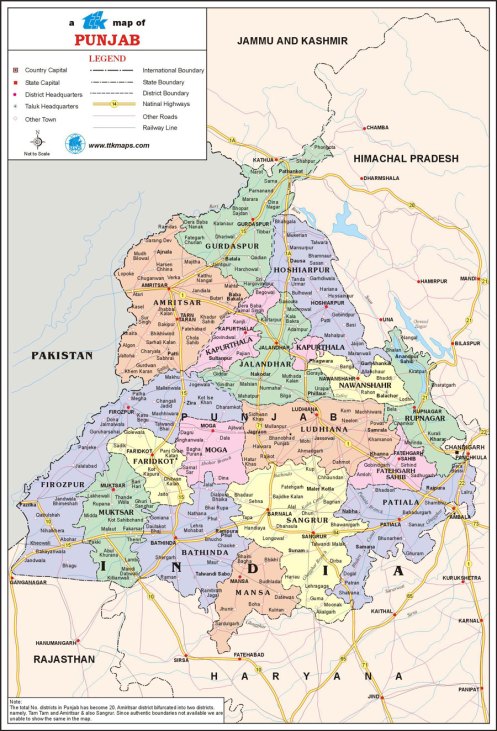 Punjab-Travel-Map