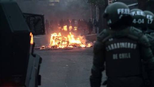 Barricadas+en+Santiago