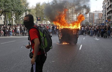 Valencia,24/10/2013.Manifestación de estudiantes.FOTO: JOSÉ CUÉLLAR