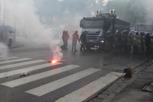 Corteo anti-Bce a&nbsp;Napoli
