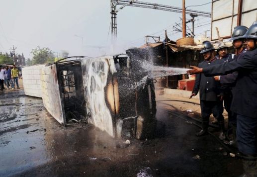 Rail traffic disrupted in&nbsp;Mumbai