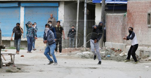 Clashes in Batmaloo area of&nbsp;Srinagar