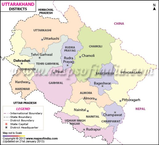 uttarakhanddistrict-map