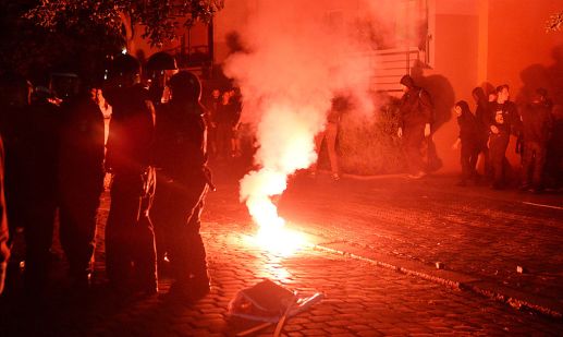 Krawalle bei Linksautonomen-Demo in&nbsp;Berlin
