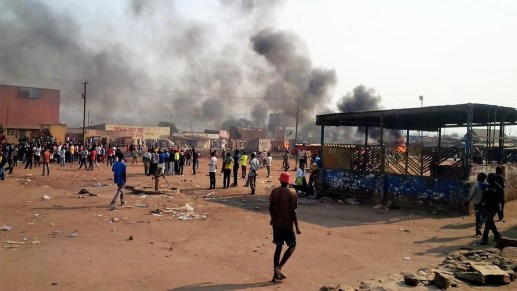 kasumbalesa_population_manifestant